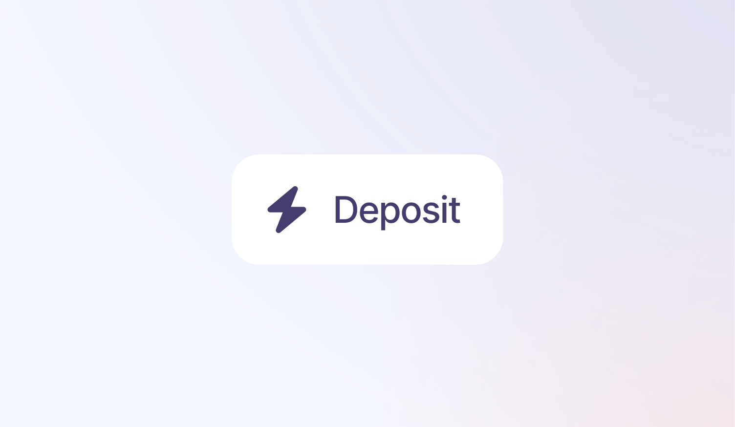 Your users deposit